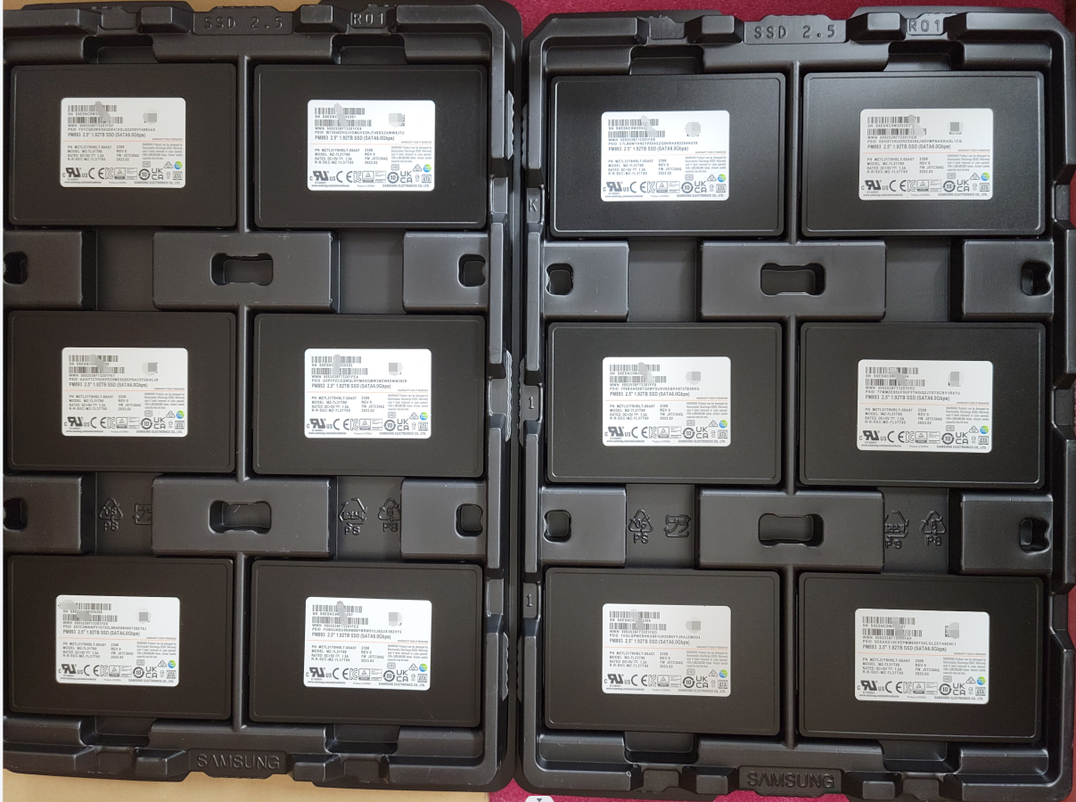Samsung SSD PM1643A SAS 7.68T MZILT7T6HALA-00007